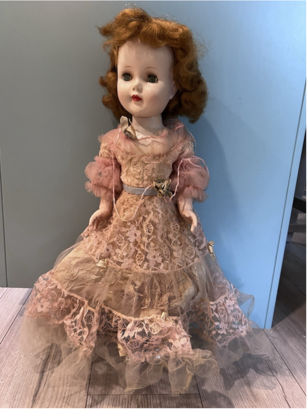 Large 24" Vintage 1950s American Character Sweet Sue Walker Doll All Original
